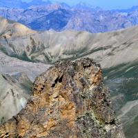 Du sommet… Aiguille Pierre André