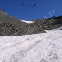 Névé vers le Pas de Salsa