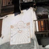 Cadran de 1768, restauré en 1986 par J.F. Gavoty