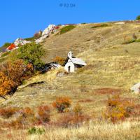 En vue de la chapelle de Cloche…