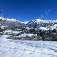 Au fond : Pointe de Chauvet & Brec du Chambeyron
