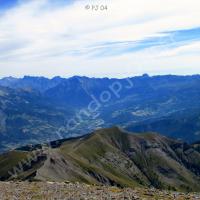 Au loin… Chambeyron, Tête de Moïse…