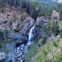 … vue sur la Cascade du Pissoun