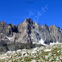 Au loin, les glaciers de Marinet