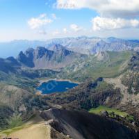 Du sommet… le lac d'Allos