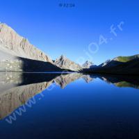 Reflets sur le lac de l’Oronaye