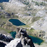 Du sommet… les lacs inférieur et moyen