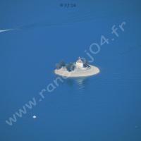 Zoom sur l’île et la chapelle St Michel