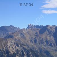 Du sommet… au loin le Brec du Chambeyron