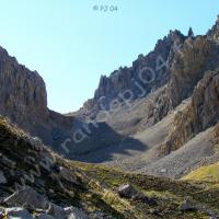 En vue du col de la Portiolette