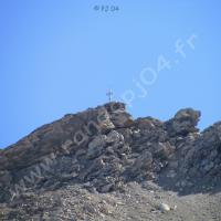 Zoom sur la croix de la Tête de Sautron