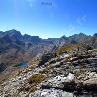 De la crête… le Lac du Lauzanier