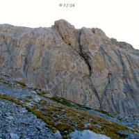 En vue de la paroi…