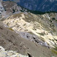 Cônes de dissolution au Col de Terre Blanche