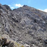 Blocs rocheux de la montée