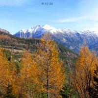 Au loin : les Côtes d'Abriès